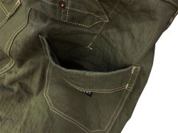 画像13: Eight-G(エイトG) 8WK-11 “SULFUR DYEING HERRINGBONE BAKER PANTS” 2022年モデル 当店水洗い&自然乾燥 8WK-11-22