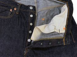 画像8: FULLCOUNT(フルカウント) “0105 LOOSE STRAIGHT” 13.7オンスデニム メーカーワンウォッシュ済み バックポケットステッチ無し、赤タブ無しタイプ
