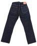 画像2: FULLCOUNT(フルカウント) “0105XX LOOSE STRAIGHT HEAVY OZ” 15.5オンスデニムワンウォッシュ済みバックポケットステッチ無し、赤タブ無しタイプFL-0105XX-19 15.5oz Denim One Wash (2)