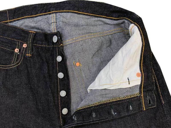 画像8: FULLCOUNT(フルカウント) “0105XX LOOSE STRAIGHT HEAVY OZ” 15.5オンスデニムワンウォッシュ済みバックポケットステッチ無し、赤タブ無しタイプFL-0105XX-19 15.5oz Denim One Wash