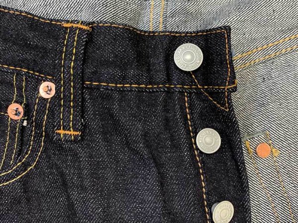 画像9: FULLCOUNT(フルカウント) “0105XX LOOSE STRAIGHT HEAVY OZ” 15.5オンスデニムワンウォッシュ済みバックポケットステッチ無し、赤タブ無しタイプFL-0105XX-19 15.5oz Denim One Wash