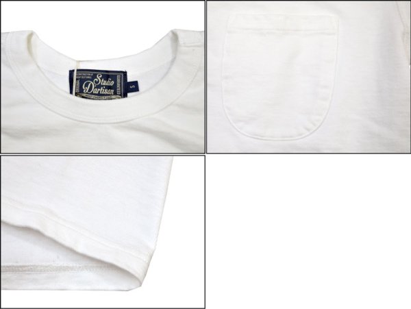 画像3: ステュディオ・ダルチザン（STUDIO D'ARTISAN）”スヴィンゴールド吊り編みＴシャツ”No. 9851 2017年生産 スタジオ・ダルチザン 9851-17SS 箱付です