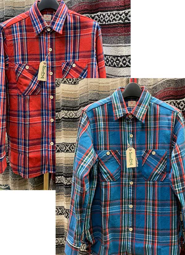 “Twill Check”L/S WORK SHIRT