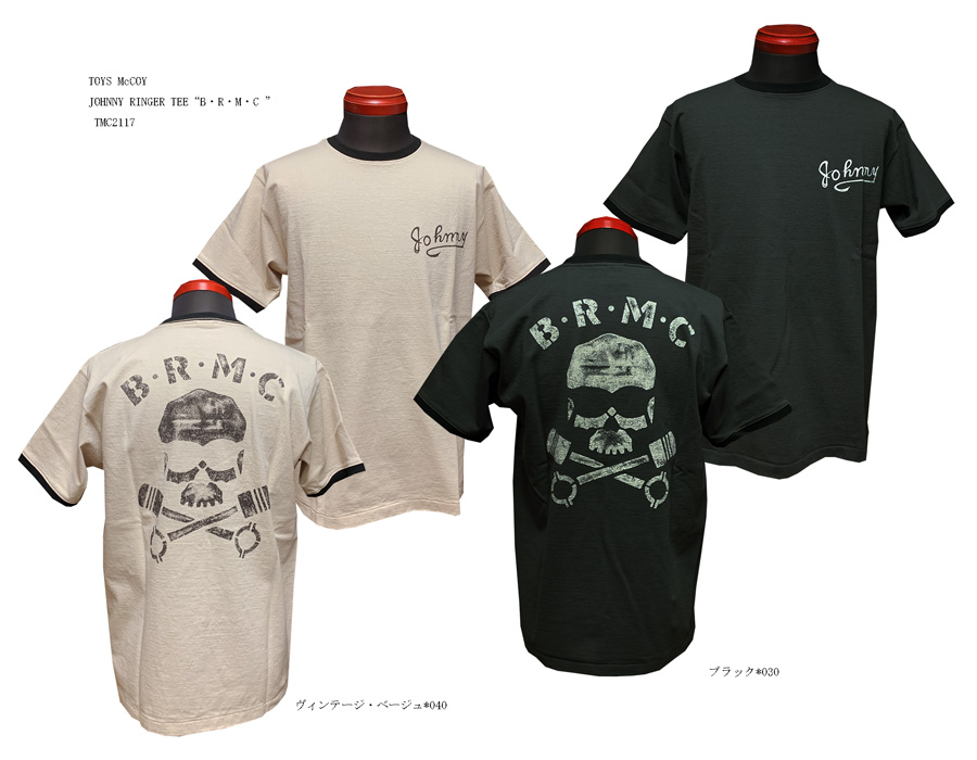 TOYS McCOY  JOHNNY RINGER TEE “B・R・M・C ”  TMC2117