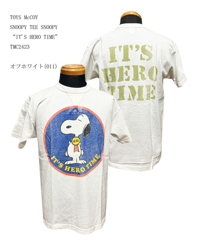 TOYS McCOY SNOOPY TEE SNOOPY “IT'S HERO TIME” TMC2423