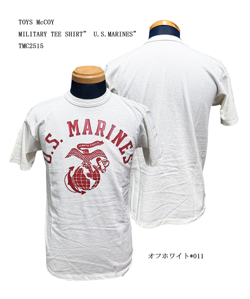 TOYS McCOY MILITARY TEE SHIRT” U.S.MARINES”TMC2515