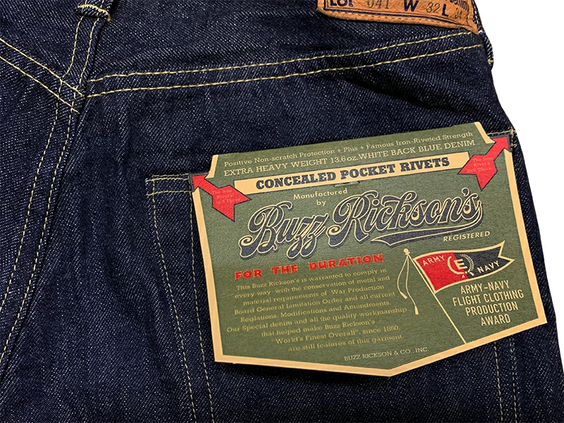 BUZZ RICKSON'S WORLD WAR II DENIM