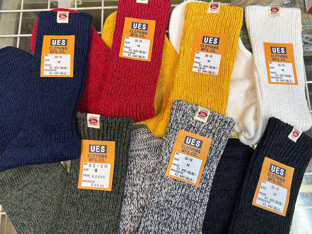 UES　メランジェクルー丈ソックス