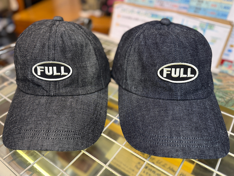 FULLCOUNT No. 6770-26　“Black FULL Wappen Denim Cap”