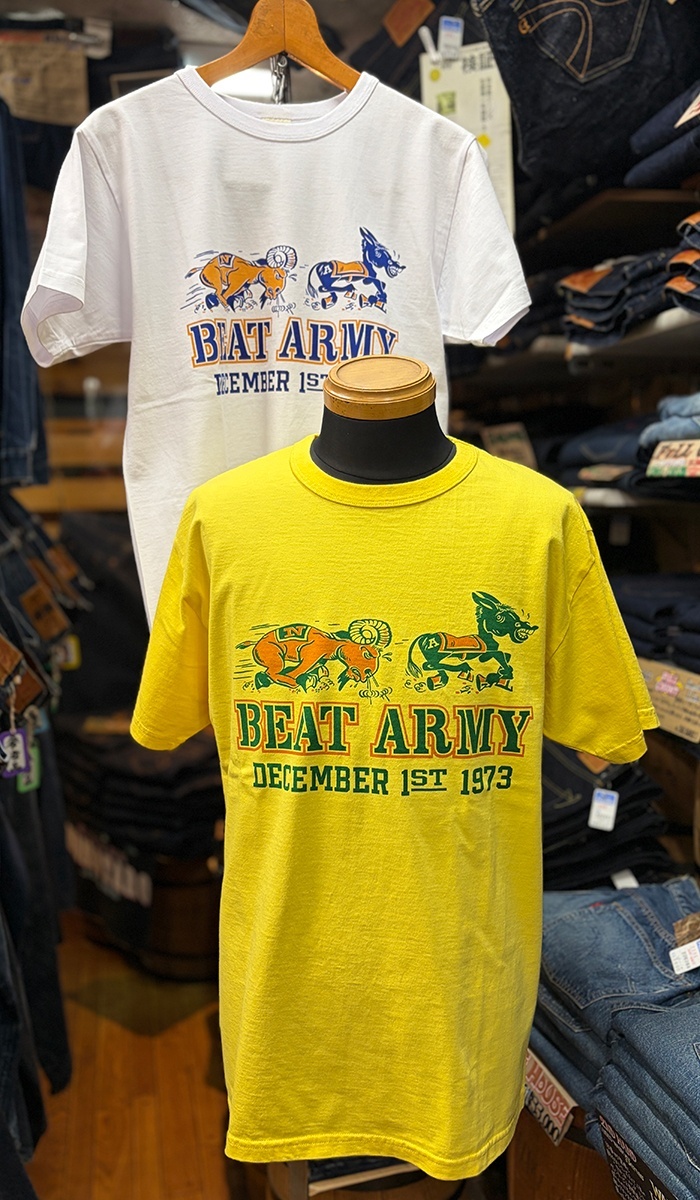 BUZZ RICKSON'S　 BR79702 “BEAT ARMY GO NAVY” S/S T-SHIRT