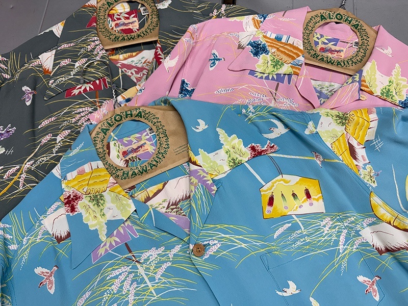 Sun Surf  SHROT SLEEVE　RAYON HAWAIIAN SHIRT “SCARECROW” SS39623