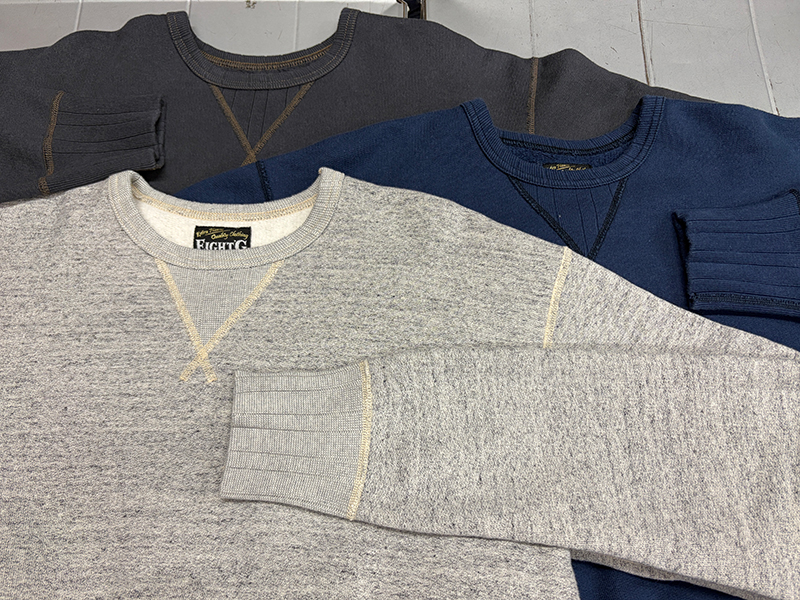 Eight-G “CREW NECK SWEAT SHIRT”8SW-01