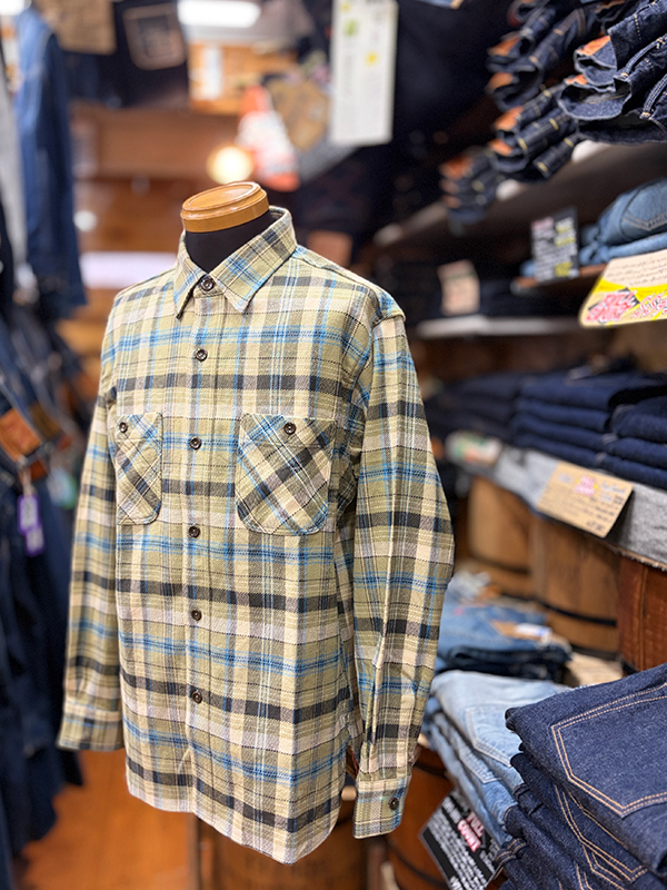 Sugar Cane “Twill Check”L/S WORK SHIRT　　SC29780