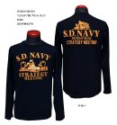 画像: “S.D.NAVY”柄 プリント　ロンＴ 8044B