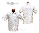 画像:  Sun Surf　　SS38406　 COTTON TWILL REGULAR COLLAR SHIRT　  “HULA & PALM TREE”