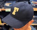 画像: No. 6843-24　“F”Patch　Baseball Cap　Black