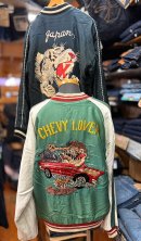 画像: TAILOR TOYOTAILOR TOYO  ACETATE SOUVENIR JACKET “AGING MODEL” “TIGER HEAD” × “CHEVY LOVER”TT15878-119