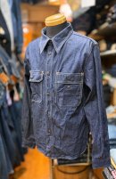 画像: Eight-G　LOT:8LS-73“11.5oz Selvedge Denim Work Shirt”