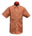 画像2: Eight-G（エイトＧ）“4oz COTTON LINEN STRIPE WORK SHIRT” 2022年生産タイプ 8SS-33-22SS