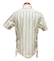 画像9: Eight-G（エイトＧ）“4oz COTTON LINEN STRIPE WORK SHIRT” 2022年生産タイプ 8SS-33-22SS