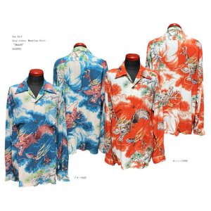 画像: Sun Surf(サンサーフ) Long sleeve Hawaiian Shirt(長袖アロハ) “DRAGON” SS28554-21SS