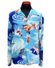 画像2: Sun Surf(サンサーフ) Hawaiian Shirt(アロハ) ロングスリーブ "GOLD FISH"