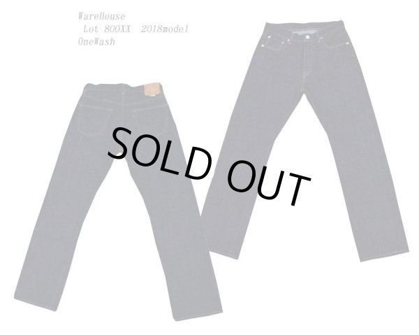 画像1: WareHouse(ウェアハウス) Lot 800XX ワンウォッシュ 2018年タイプ Wh-800XX-18