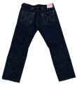画像2: “シンチバック ストレートジーンズ”60周年記念・17オンス ベーシックストレートジーンズ<br>703-WAB-20ss BIGサイズ(40・42インチ) エイトジー生誕60周年記念ジーンズ