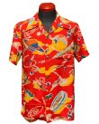画像8: Eight-G（エイトＧ）“THE SPACE SHIP”半袖 アロハシャツ 8AS-06