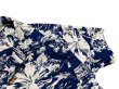 画像5: Eight-G（エイトＧ） "DOBBY INDIGO DISCHARGE HAWAIIAN SHIRT"半袖 アロハシャツ 8AS-07