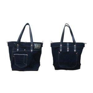 画像: 8BG-02 Eight-G(エイトＧ) "28oz DENIM TOTE BAG" (28オンスデニムトートバッグ)