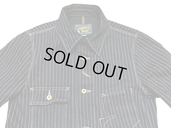 画像4: Eight-G（エイトＧ） “13oz WABASH STRIPE WORK CORT” 2021年生産タイプ 8JK-19-21AW