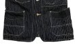 画像5: Eight-G（エイトＧ） “13oz WABASH STRIPE WORK CORT” 2021年生産タイプ 8JK-19-21AW