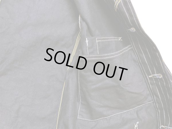 画像11: Eight-G（エイトＧ） “13oz WABASH STRIPE WORK CORT” 2021年生産タイプ 8JK-19-21AW