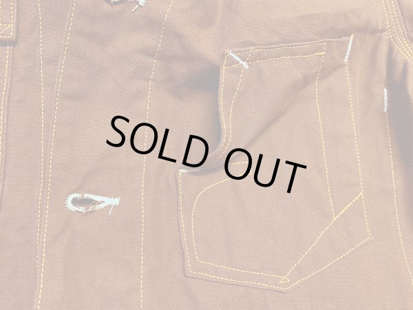 画像7: Eight-G（エイトＧ） "11.5oz SULFUR DYEING WORK CORT" 2022年生産タイプ 8JK-20-22SS