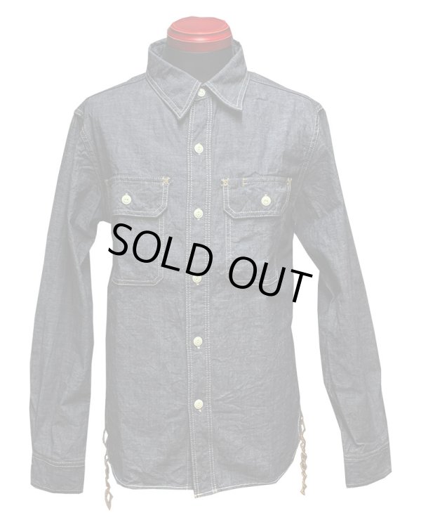 画像2: Eight-G（エイトＧ）"SHAMBRAY WORK SHIRT" 2022年生産タイプ 8LS-02-22SS