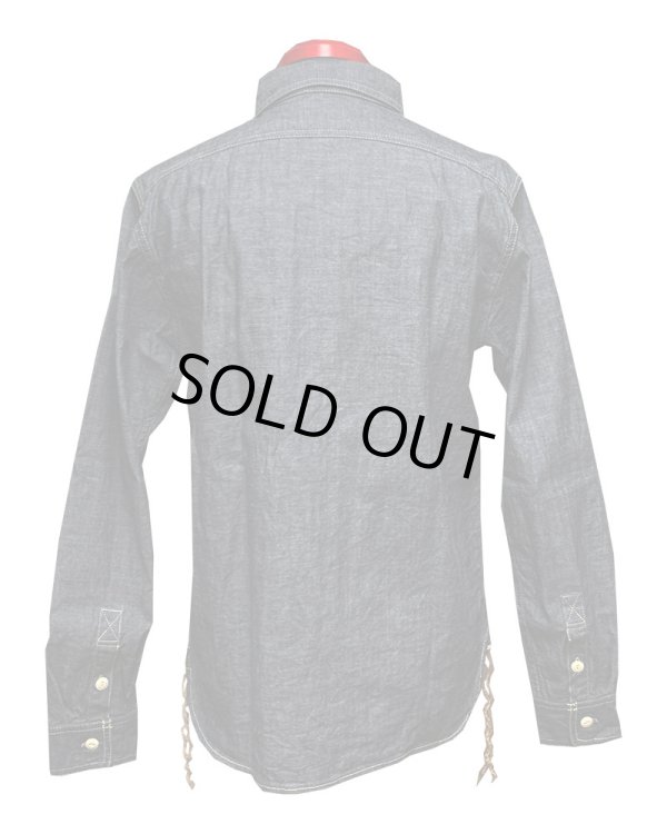 画像3: Eight-G（エイトＧ）"SHAMBRAY WORK SHIRT" 2022年生産タイプ 8LS-02-22SS