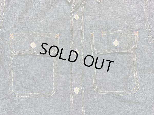 画像5: Eight-G（エイトＧ）"SHAMBRAY WORK SHIRT" 2022年生産タイプ 8LS-02-22SS