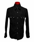 画像2: Eight-G（エイトＧ）　“11oz BLACK DENIM WESTRN SHIRT”　2022年生産タイプ　8LS-31-22SS