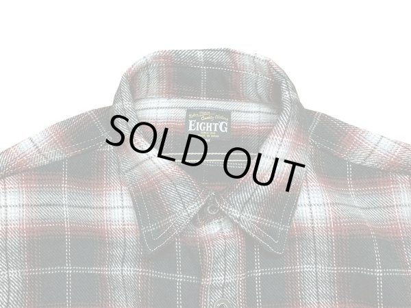 画像4: Eight-G（エイトＧ） “TWILL CHECK FLANNEL WORK SHIRTS” 2020年生産タイプ 8LS-52-20AW