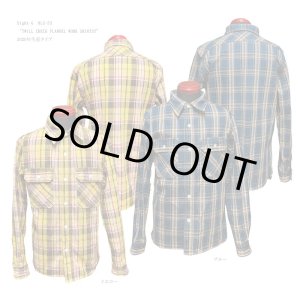 画像: Eight-G（エイトＧ） “TWILL CHECK FLANNEL WORK SHIRTST” 2020年生産タイプ 8LS-53-20AW