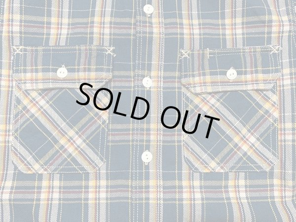 画像5: Eight-G（エイトＧ） “TWILL CHECK FLANNEL WORK SHIRTST” 2020年生産タイプ 8LS-53-20AW