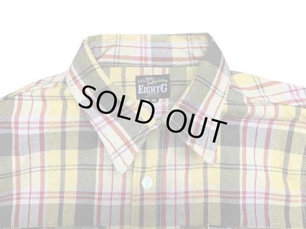 画像12: Eight-G（エイトＧ） “TWILL CHECK FLANNEL WORK SHIRTST” 2020年生産タイプ 8LS-53-20AW