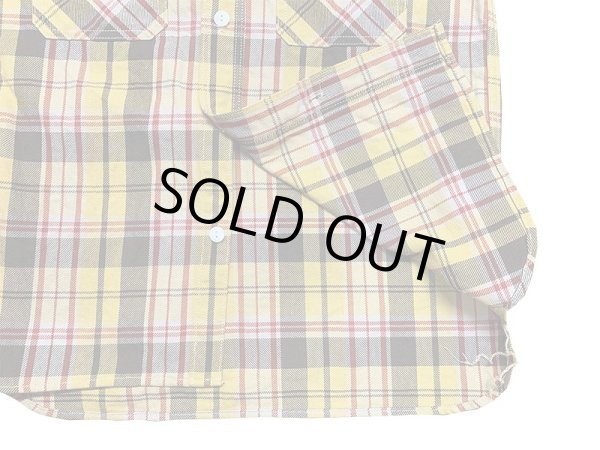 画像14: Eight-G（エイトＧ） “TWILL CHECK FLANNEL WORK SHIRTST” 2020年生産タイプ 8LS-53-20AW