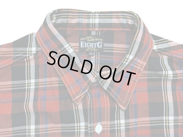画像4: Eight-G（エイトＧ） “10oz HEAVY FLANNEL BIG CHECK SHIRTS” 2021年生産タイプ 8LS-57-21AW