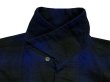 画像5: Eight-G（エイトＧ） “9oz HEAVY OMBRE CHECK OPEN COLLAR SHIRTS” 2021年生産タイプ 8LS-58-21AW