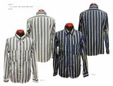 画像: Eight-G（エイトＧ） “ 3oz COTTON LINEN STRIPE WORK SHIRT” 202年生産タイプ 8LS-59-22SS