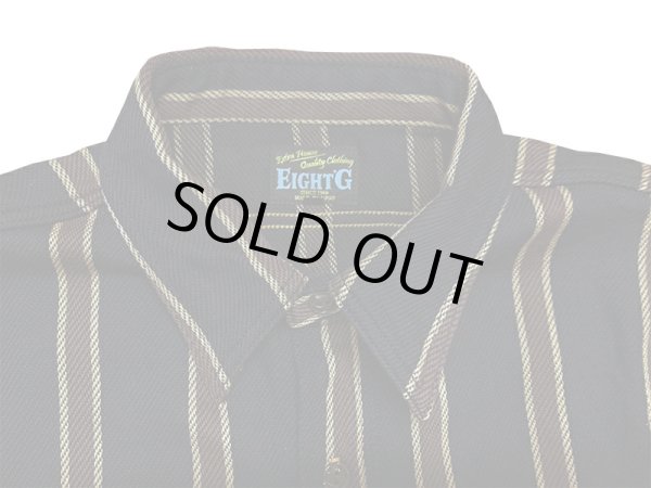 画像4: Eight-G（エイトＧ） “11oz.HEAVY FLANNEL　MADRAS CHECK WORK SHIRTS” 2024年生産タイプ 8LS-71-24AW