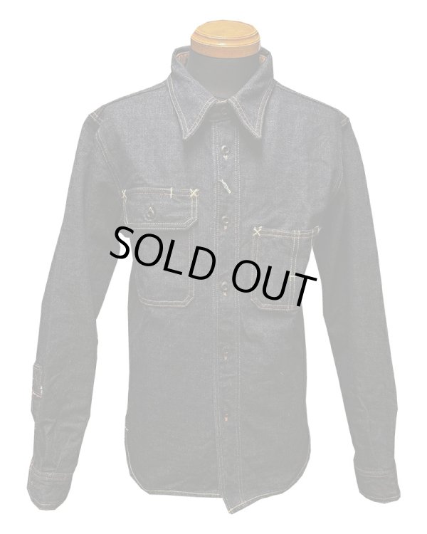 画像2: Eight-G（エイトＧ） “130z.SELVEDGE DENIM FARMER WORK SHIRTS” 2024年生産タイプ 8LS-69-24AW