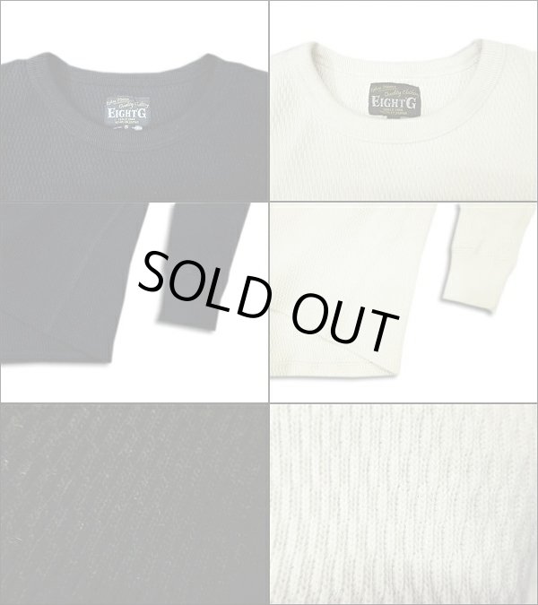 画像2: Eight-G（エイトＧ）“サーマルロングスリーブＴシャツ” 当店水洗い＆自然乾燥 8LT-TM01